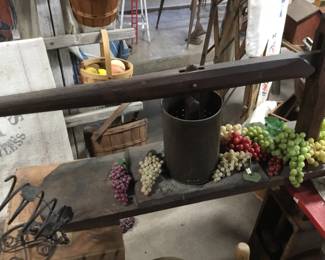 17. Grape crusher for wine making
