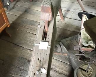 230. Antique Wooden workbench