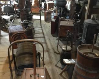 211. Lots of butter churns.
