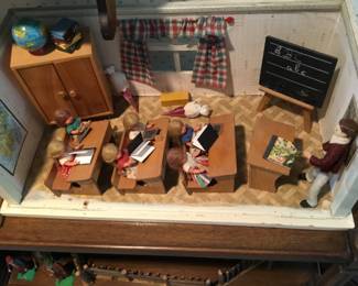 237. Miniature one room school house