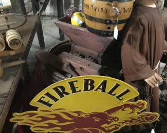 312. Barrel, Fireball sign