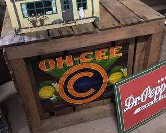 13. Country store, primitive decor, some signs available