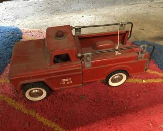 44. Antique fire truck.