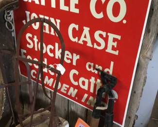 76. Sign, horse equipment.