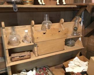 134. Lantern glass, cabinet.