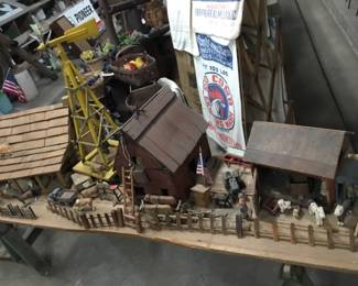 53 we have a huge collection of farm sets, buy separately or all together. Barn, windmill, animals, people, fences.
