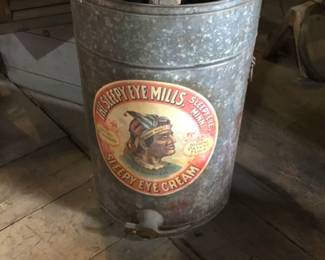 217. Metal cream container