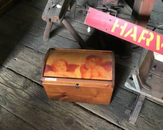231. Wooden storage box