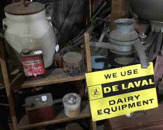 210. Dairy equipment, Delaval sign