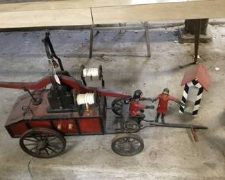 4.Antique fire truck