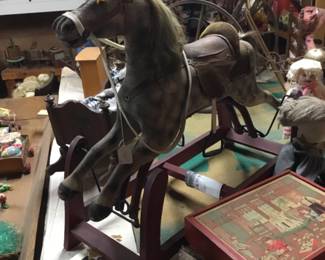 151. Antique rocking horse