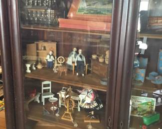 335. Many cabinets full of different decorations