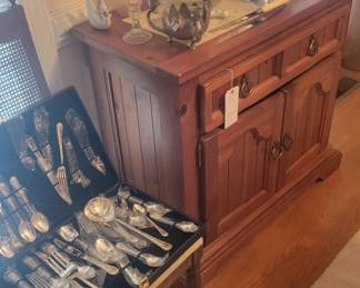 Broyhill tile top server