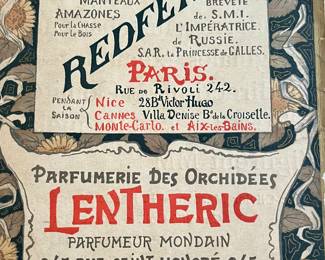 original 1890s Art Nouveau Print EUGENE GRASSET