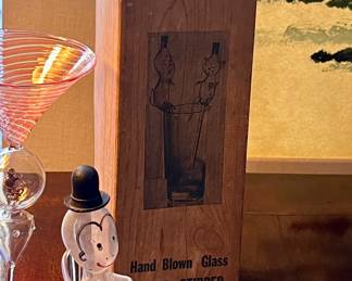 Fun vintage party bar ware!