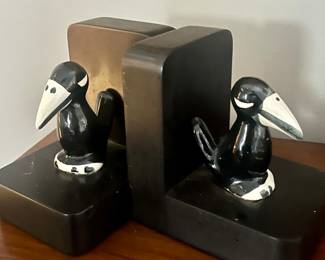 Antique Heckle & Jeckle bookends!!!!