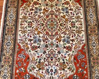 Stunning Persian with stags and foxes!  3.3x5.2