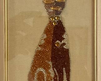 Beaded cat