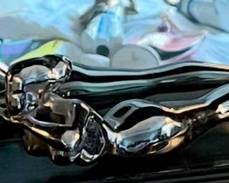 NASH Vintage 1950s Flying Nude GODDESS Woman Lady Chrome Car Hood Ornament 