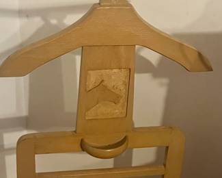 Circa 1940 maple valet by Elyco…a great find!