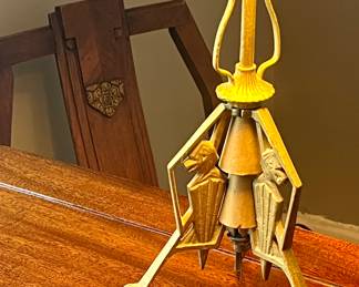 Set of three art deco monkey lamps from Chicago World’s Fair