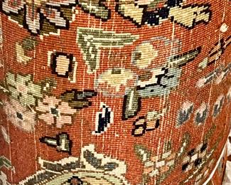 3x18 foot runner in glorious colors circa 1940