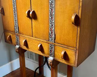 Danish Modern walnut cabinet circa 1920