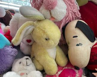 Vintage stuffed animals