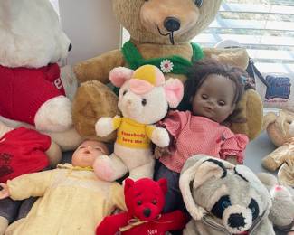 Vintage stuffed animals
