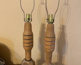 Wooden lamps