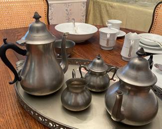 Sleepy Hollow pewter set