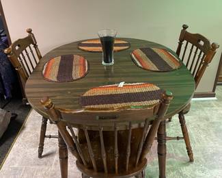 Table and 6 chairs (3 shown)