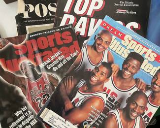 Sports ephemera - Michael Jordan and The dream team