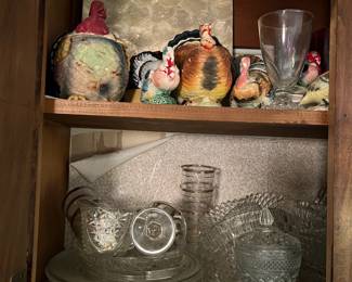 Cut glass; EAPG; pressed glass