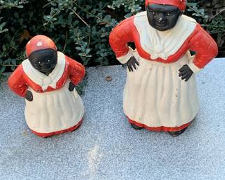Vintage Aunt Jemima Mammy Cast iron bank; Black Americana