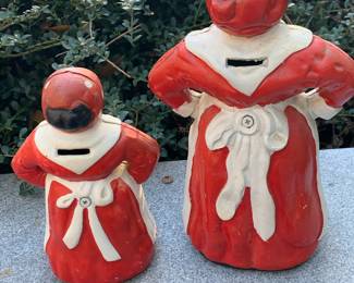 Vintage Aunt Jemima Mammy Cast iron bank; Black Americana