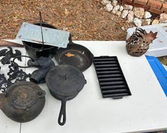 Cast iron - pots, decor, kettles, pans