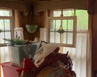 Stain glass; Christmas