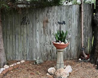 Outdoor decor and plants