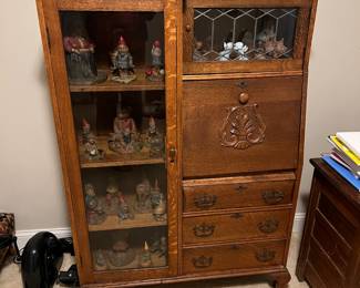 Side-by-side secretary desk