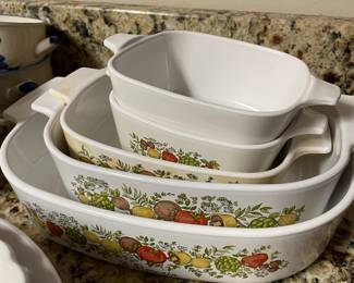 Corning Ware Spice of Life Dishes