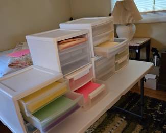 Much paper and envelopes