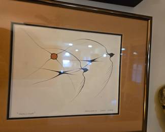 "Swallows" print by Benjamin Chee Chee