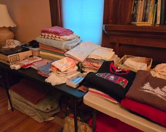 Sweaters and linens