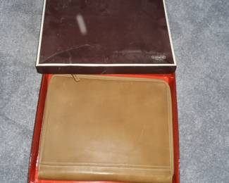 Coach brief case in box