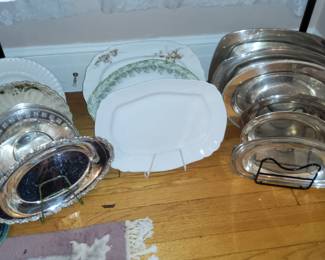 Silverplate platters