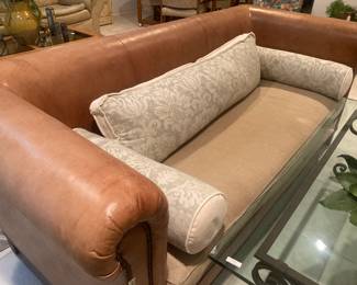Ralph Lauren leather sofa