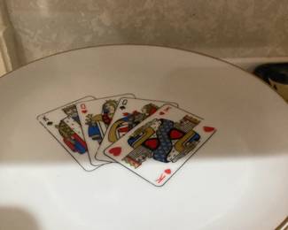 Darling card snack plates  .  .   .