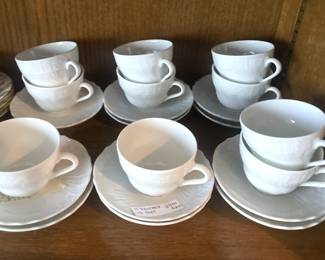 Hutschenreuther china cups and saucers - Dresden, Germany