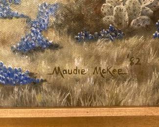 Artist Maudie McKee - 1982